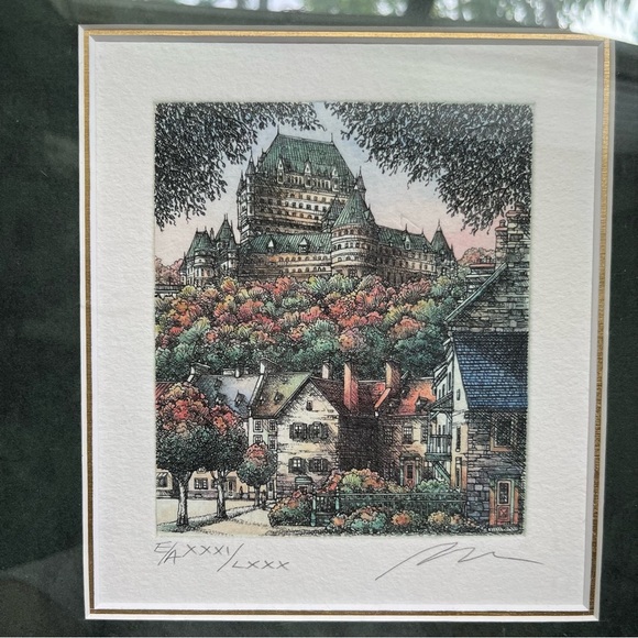 Jacques Brousseau “Maison Chevalier Quebec” Art Print-Signed-Limited Edition - Picture 1 of 16